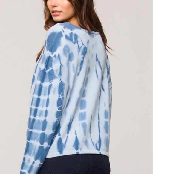 NEW! VELVET HEART pink tie dye cotton sweater. - Picture 2 of 7